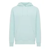   Hanorac cu gluga, Unisex, 2502E10103, iqoniq, Bumbac, Albastru mint, XXL