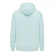   Hanorac cu gluga, Unisex, 2502E10103, iqoniq, Bumbac, Albastru mint, XXL