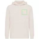 Hanorac cu gluga, casual, Unisex, iqoniq, 2410E18331, Bumbac, Roz cloud, 3XL