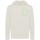 Hanorac cu gluga, casual, Unisex, iqoniq, 2410E18361, Bumbac, Crem, XL