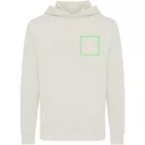 Hanorac cu gluga, casual, Unisex, iqoniq, 2410E18365, Bumbac, Crem, XXS