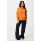 Hanorac cu gluga, Unisex, 2502E10112, iqoniq, Bumbac, Portocaliu, XXS