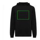 Hanorac cu gluga, Unisex, 2502E10202, iqoniq, Bumbac, Negru, L