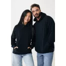 Hanorac cu gluga, Unisex, 2502E10205, iqoniq, Bumbac, Negru, XL