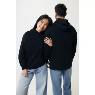  Hanorac cu gluga, Unisex, 2502E10207, iqoniq, Bumbac, Negru, XXL
