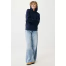 Hanorac cu gluga, Unisex, 2502E10276, iqoniq, Bumbac, Albastru navy, 4XL