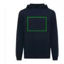 Hanorac cu gluga, Unisex, 2502E10279, iqoniq, Bumbac, Albastru navy, M