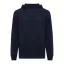 Hanorac cu gluga, Unisex, 2502E10285, iqoniq, Bumbac, Albastru navy, 3XL