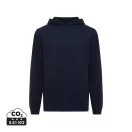 Hanorac cu gluga, Unisex, 2502E10285, iqoniq, Bumbac, Albastru navy, 3XL