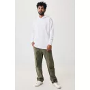 Hanorac cu gluga, Unisex, 2502E10294, iqoniq, Bumbac, Alb recycled, L