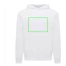 Hanorac cu gluga, Unisex, 2502E10299, iqoniq, Bumbac, Alb recycled, XXL