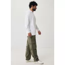Hanorac cu gluga, Unisex, 2502E10300, iqoniq, Bumbac, Alb recycled, XXS