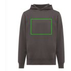 Hanorac cu gluga, Unisex, 2502E10192, iqoniq, Bumbac, Gri antracit, L