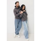 Hanorac cu gluga, Unisex, 2502E10192, iqoniq, Bumbac, Gri antracit, L