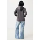 Hanorac cu gluga, Unisex, 2502E10193, iqoniq, Bumbac, Gri antracit, M