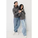 Hanorac cu gluga, Unisex, 2502E10194, iqoniq, Bumbac, Gri antracit, S