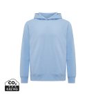 Hanorac cu gluga, Unisex, 2502E10319, iqoniq, Bumbac, Albastru sky, M