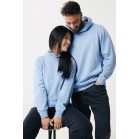 Hanorac cu gluga, Unisex, 2502E10319, iqoniq, Bumbac, Albastru sky, M