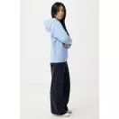 Hanorac cu gluga, Unisex, 2502E10319, iqoniq, Bumbac, Albastru sky, M