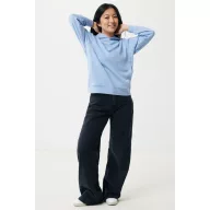   Hanorac cu gluga, Unisex, 2502E10320, iqoniq, Bumbac, Albastru sky, S