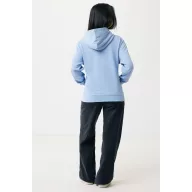   Hanorac cu gluga, Unisex, 2502E10321, iqoniq, Bumbac, Albastru sky, XL