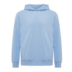   Hanorac cu gluga, Unisex, 2502E10322, iqoniq, Bumbac, Albastru sky, XS