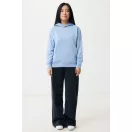 Hanorac cu gluga, Unisex, 2502E10322, iqoniq, Bumbac, Albastru sky, XS