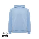 Hanorac cu gluga, Unisex, 2502E10323, iqoniq, Bumbac, Albastru sky, XXL