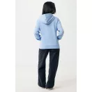 Hanorac cu gluga, Unisex, 2502E10323, iqoniq, Bumbac, Albastru sky, XXL