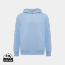Hanorac cu gluga, Unisex, 2502E10324, iqoniq, Bumbac, Albastru sky, XXS