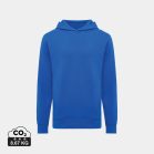Hanorac cu gluga, Unisex, 2502E10313, iqoniq, Bumbac, Albastru royal, XL