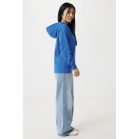 Hanorac cu gluga, Unisex, 2502E10313, iqoniq, Bumbac, Albastru royal, XL