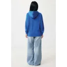 Hanorac cu gluga, Unisex, 2502E10314, iqoniq, Bumbac, Albastru royal, XS