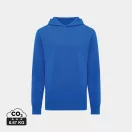 Hanorac cu gluga, Unisex, 2502E10315, iqoniq, Bumbac, Albastru royal, XXL