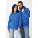 Hanorac cu gluga, Unisex, 2502E10315, iqoniq, Bumbac, Albastru royal, XXL