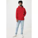 Hanorac cu gluga, Unisex, 2502E10302, iqoniq, Bumbac, Rosu, L