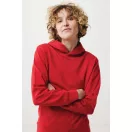 Hanorac cu gluga, Unisex, 2502E10308, iqoniq, Bumbac, Rosu, XXS