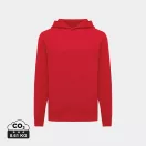 Hanorac cu gluga, Unisex, 2502E10309, iqoniq, Bumbac, Rosu, 3XL
