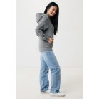 Hanorac cu gluga, Unisex, 2502E10261, iqoniq, Bumbac, Gri antracit, XL