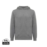   Hanorac cu gluga, Unisex, 2502E10264, iqoniq, Bumbac, Gri antracit, XXS