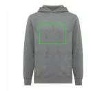 Hanorac cu gluga, Unisex, 2502E10264, iqoniq, Bumbac, Gri antracit, XXS