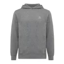 Hanorac cu gluga, Unisex, 2502E10264, iqoniq, Bumbac, Gri antracit, XXS