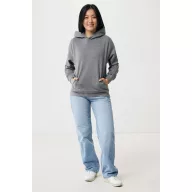   Hanorac cu gluga, Unisex, 2502E10264, iqoniq, Bumbac, Gri antracit, XXS