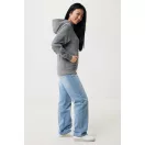 Hanorac cu gluga, Unisex, 2502E10264, iqoniq, Bumbac, Gri antracit, XXS