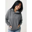 Hanorac cu gluga, Unisex, 2502E10264, iqoniq, Bumbac, Gri antracit, XXS