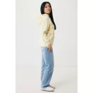 Hanorac cu gluga, Unisex, 2502E10231, iqoniq, Bumbac, Galben cream, XXL