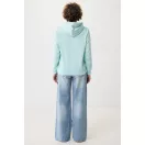 Hanorac cu gluga, Unisex, 2502E10234, iqoniq, Bumbac, Albastru mint, L