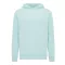Hanorac cu gluga, Unisex, 2502E10238, iqoniq, Bumbac, Albastru mint, XS