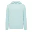 Hanorac cu gluga, Unisex, 2502E10240, iqoniq, Bumbac, Albastru mint, XXS