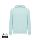 Hanorac cu gluga, Unisex, 2502E10240, iqoniq, Bumbac, Albastru mint, XXS
